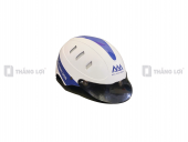 Nón bảo hiểm nửa đầu in logo Xi măng Nghi Sơn