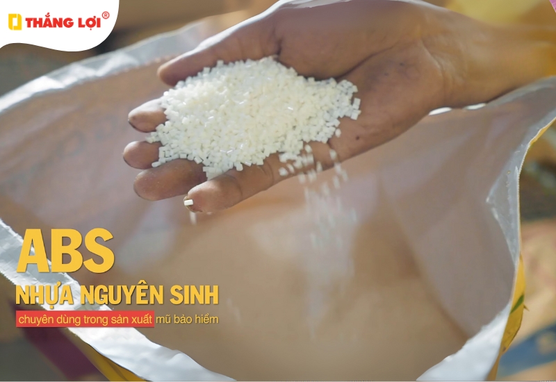 chọn lựa nguyên liệu sản xuất nón bảo hiểm