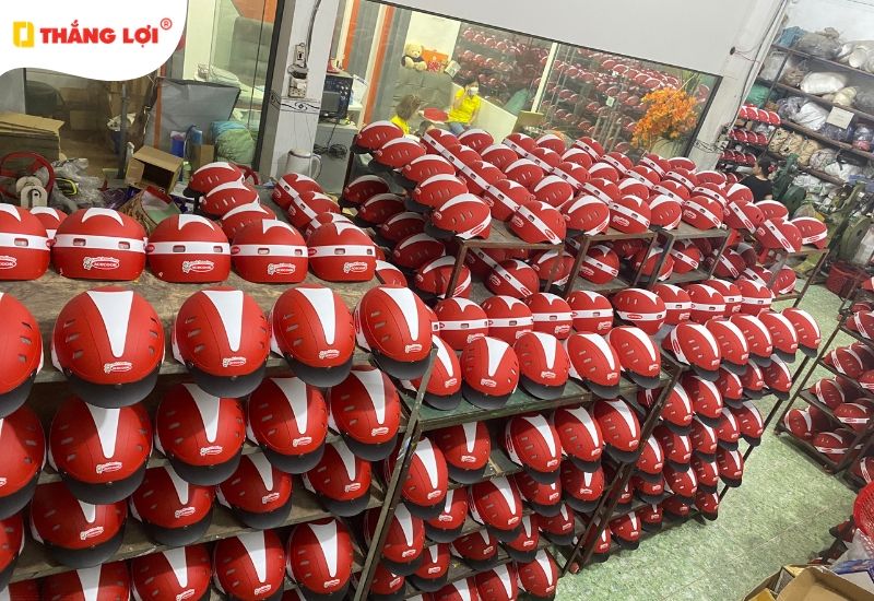 Quy trình lắp ráp sản xuất nón bảo hiểm