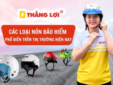 Các loại mũ bảo hiểm phổ biến trên thị trường hiện nay