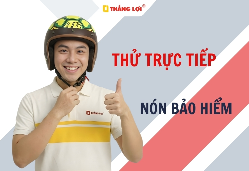 Thử trực tiếp nón bảo hiểm