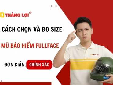 Cách đo và lựa chọn Size nón bảo hiểm Fullface ĐÚNG CHUẨN