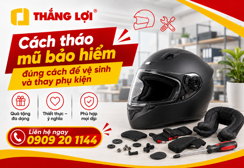 Cách tháo mũ bảo hiểm đúng cách không làm hỏng lớp lót và kính