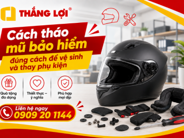 Cách tháo mũ bảo hiểm đúng cách không làm hỏng lớp lót và kính