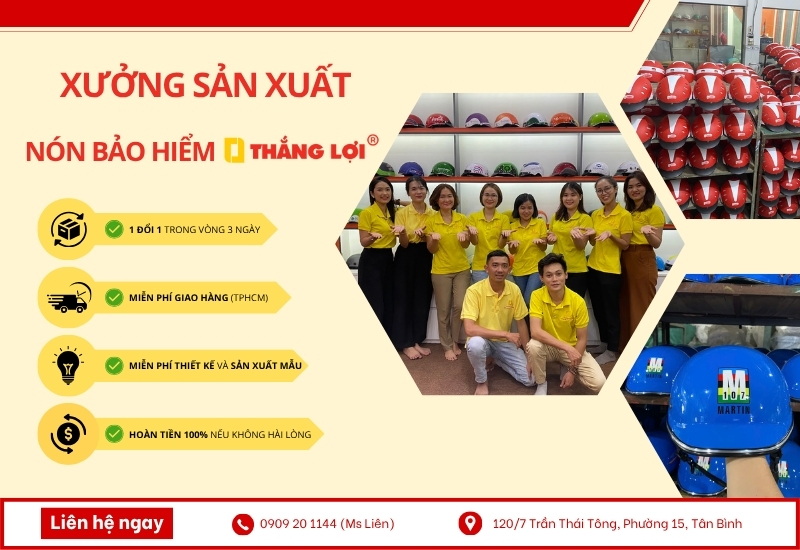 Vì sao The Tutors lựa chọn Thắng Lợi làm đối tác sản xuất nón bảo hiểm?