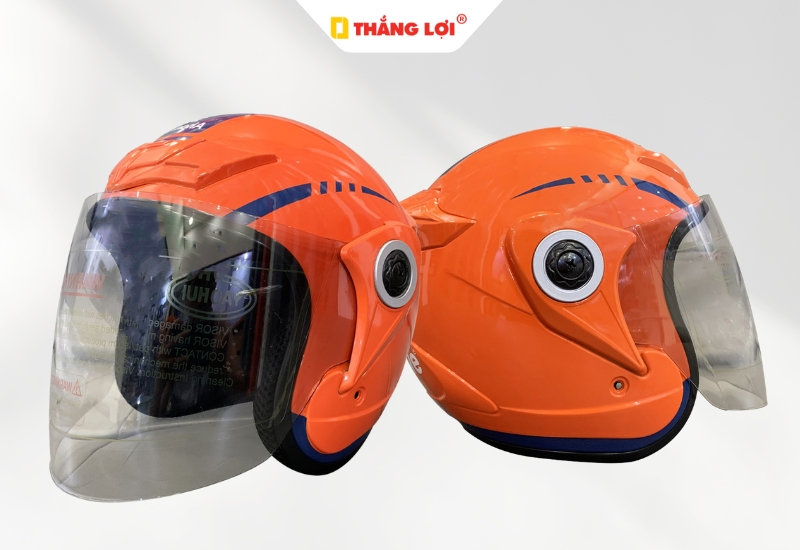 Nón bảo hiểm in logo Ahamove