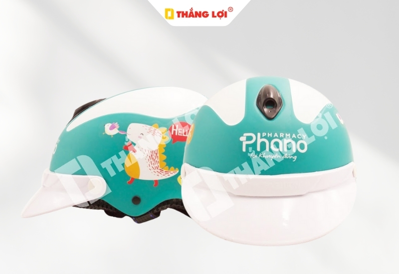 Nón bảo hiểm in logo Phano