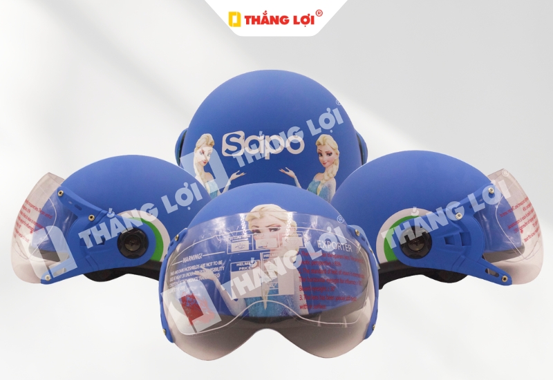 Nón bảo hiểm có kính Sapo