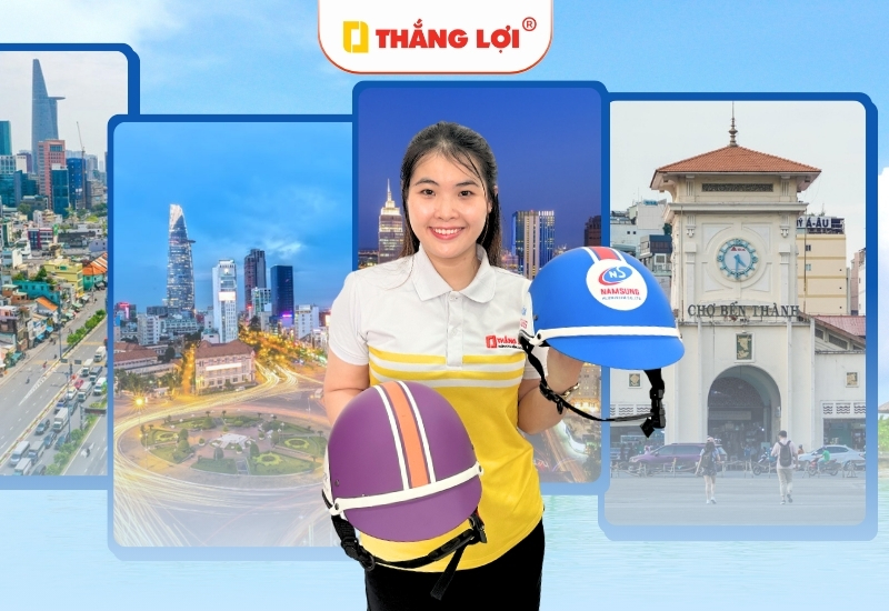 sản xuất nón bảo hiểm quận 1 cho các doanh nghiệp
