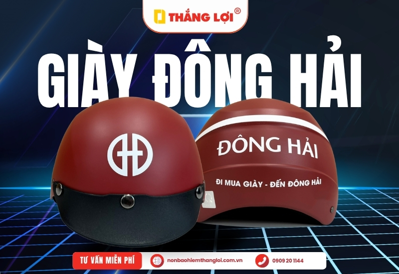 Sản xuất nón bảo hiểm quận 1 cho thương hiệu Giày Đông Hải