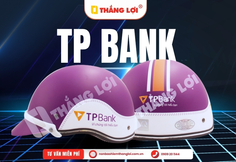 Sản xuất nón bảo hiệm quận 1 cho thương hiệu tp bank