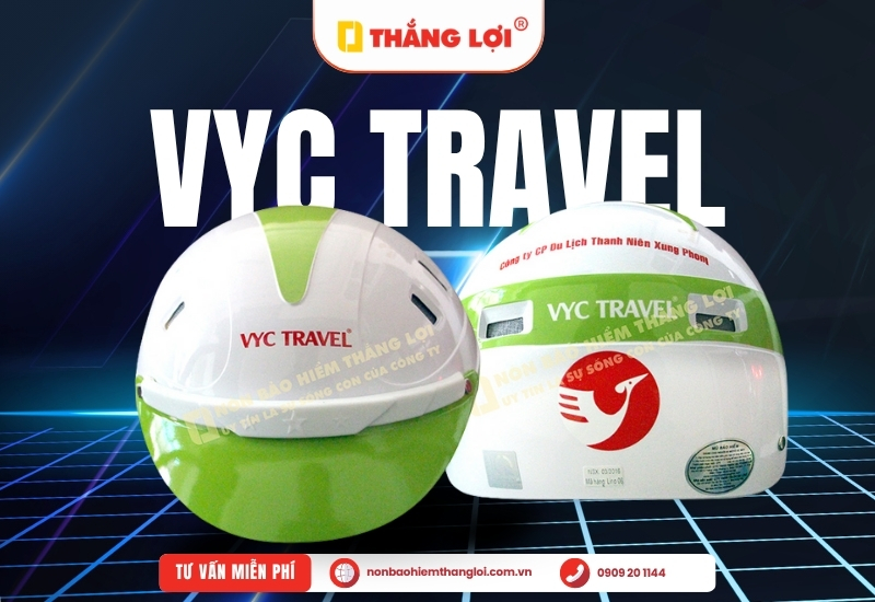 Sản xuất nón bảo hiểm quận 1 cho thương hiệu VYV Traval