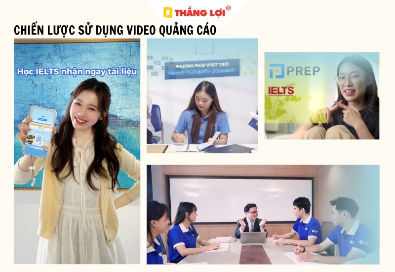 Sử dụng video quảng cáo marketing trung tâm tiếng anh
