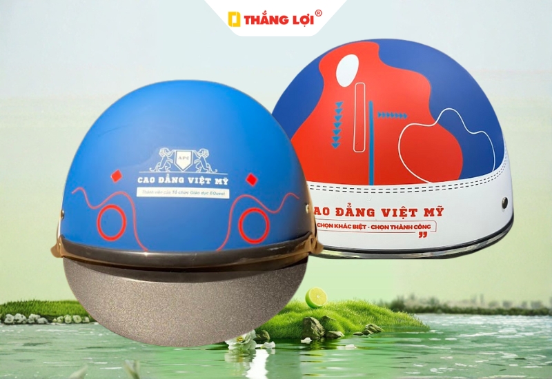 nón bảo hiểm cho học sinh Cao đẳng Việt Mỹ