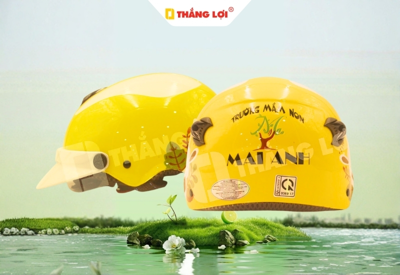 Nón bảo hiểm cho học sinh Mầm non