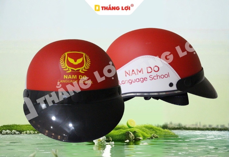 Nón bảo hiểm cho học sinh trường Nam Do Language