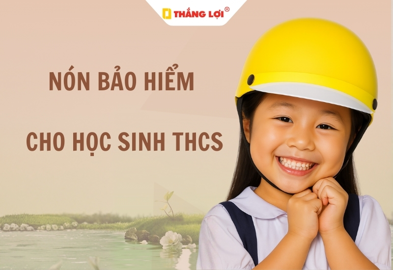 Nón bảo hiểm cho học sinh THCS
