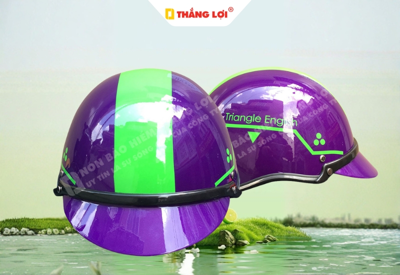 Nón bảo hiểm cho học sinh trường Triangle English