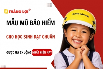 Mẫu mũ bảo hiểm cho học sinh đạt chuẩn được ưa chuộng hiện nay