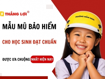Mẫu mũ bảo hiểm cho học sinh đạt chuẩn được ưa chuộng hiện nay