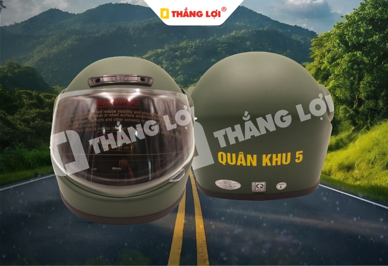 Nón bảo hiểm Fullface quân khu 5