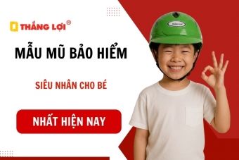 Mẫu mũ bảo hiểm siêu nhân cho bé được ưa chuộng
