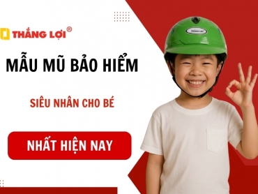 Mẫu mũ bảo hiểm siêu nhân cho bé được ưa chuộng