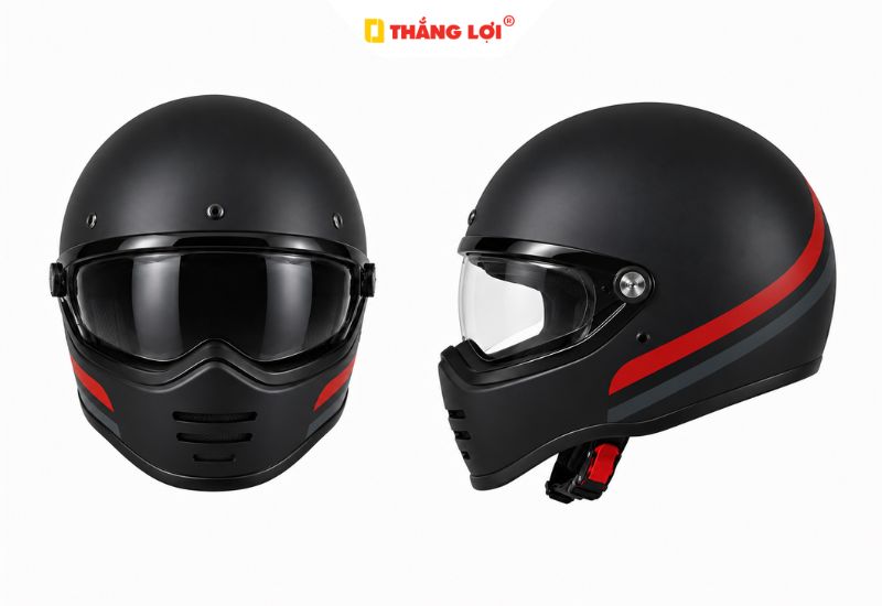 Mẫu nón bảo hiểm Fullface bảo vệ tốt cho kỹ thuật viên