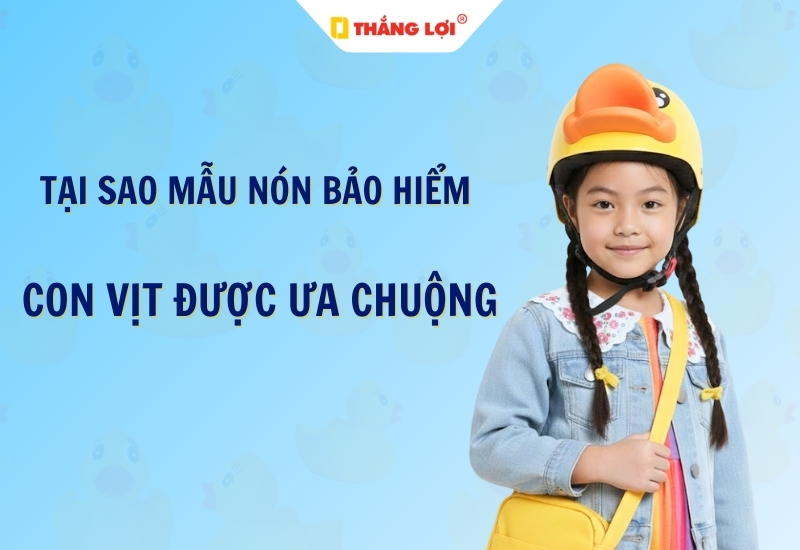 Tại sao mẫu nón bảo hiểm con vịt lại được nhiều người ưa chuộng?