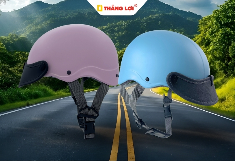 Mẫu mũ bảo hiểm nửa đầu cho nam năng động và linh hoạt