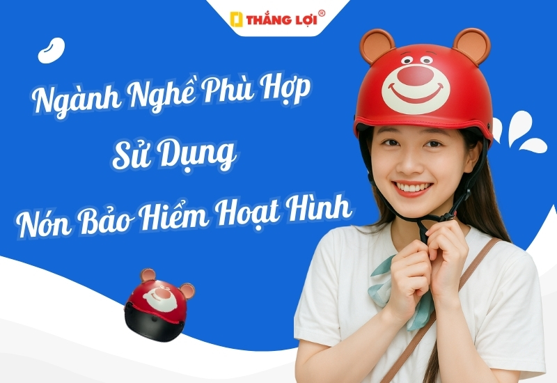 Ngành nghề phù hợp nhất để sử dụng mẫu nón hoạt hình
