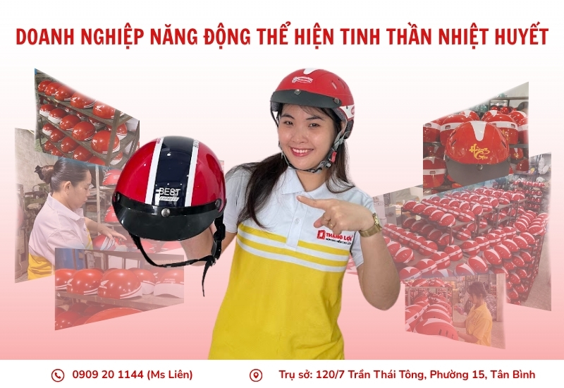 Doanh nghiệp năng động thể hiện tinh thần nhiệt huyết