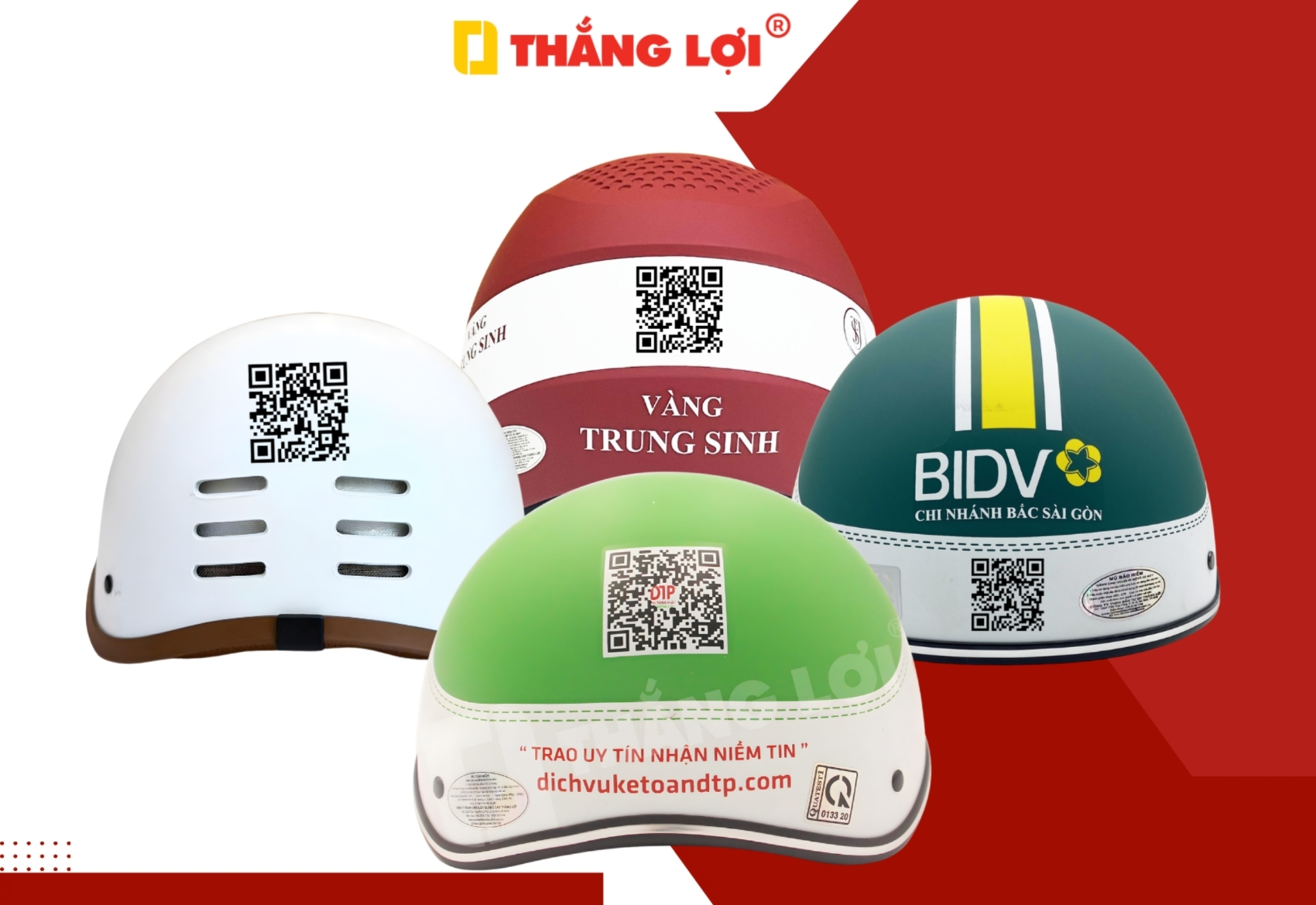 nón bảo hiểm QR Code
