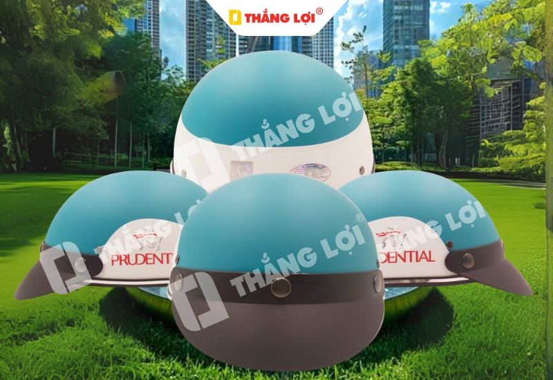 Nón bảo hiểm quà tặng công ty bảo hiểm Prudential