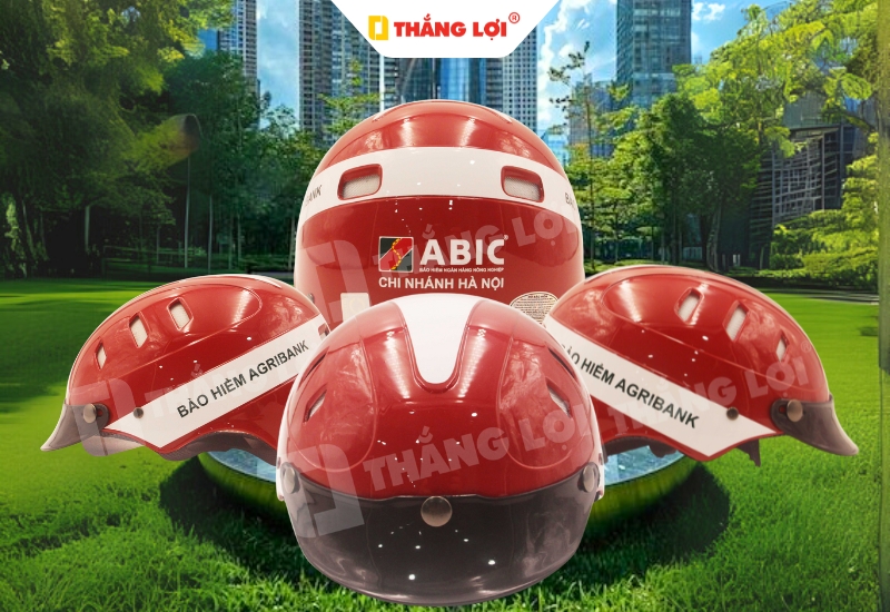 Nón bảo hiểm quà tặng ngân hàng Agribank