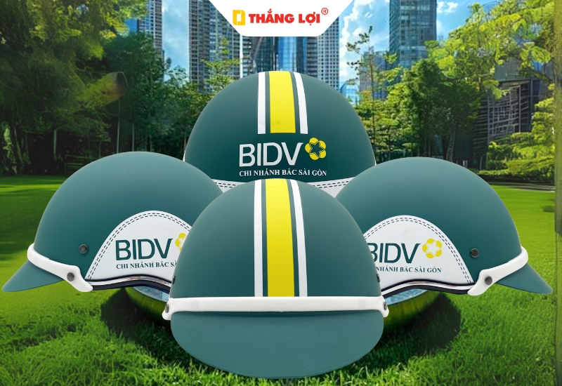 Nón bảo hiểm quà tặng ngân hàng BIDV