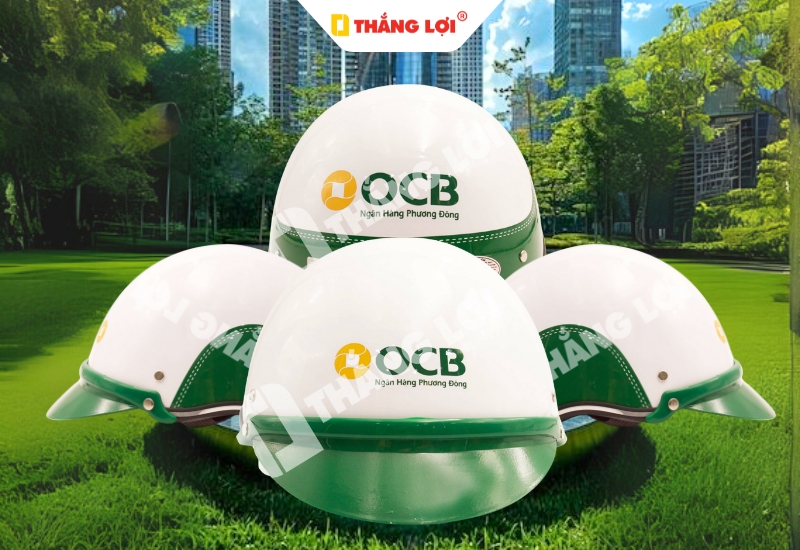 Nón bảo hiểm quà tặng ngân hàng OCB