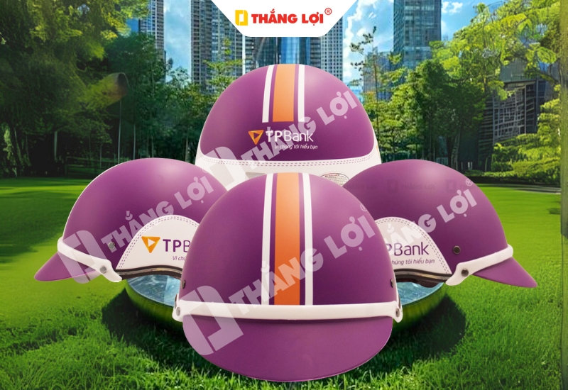 Nón bảo hiểm quà tặng ngân hàng TP Bank