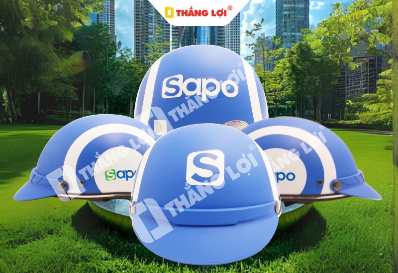 Nón bảo hiểm quà tặng Sapo
