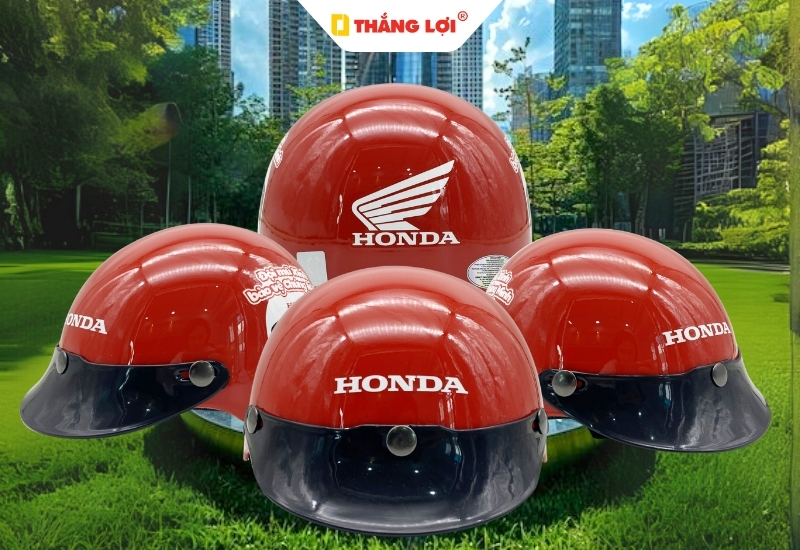 Nón bảo hiểm quà tặng trẻ em Honda