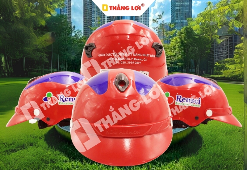 Nón bảo hiểm quà tặng trường Rensei
