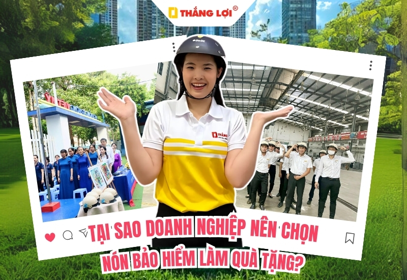 Tại sao doanh nghiệp nên chọn nón bảo hiểm làm quà tặng?