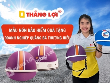 Mẫu nón bảo hiểm quà tặng cho doanh nghiệp quảng bá thương hiệu