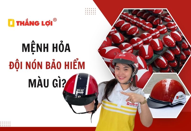 Mệnh Hỏa nên đội mũ bảo hiểm màu gì để hợp phong thủy mang lại may mắn