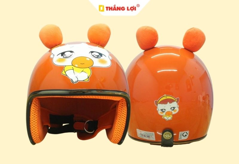 Mũ bảo hiểm màu cam phù hợp với người mệnh Hỏa