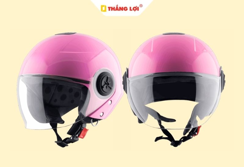 Mũ bảo hiểm màu hồng mang lại may mắn cho mệnh Hỏa