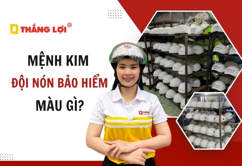 Mệnh Kim đội nón bảo hiểm màu gì để mang lại may mắn, hợp phong thủy