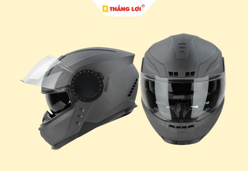 Nón bảo hiểm màu xám mang lại may mắn cho mệnh Kim