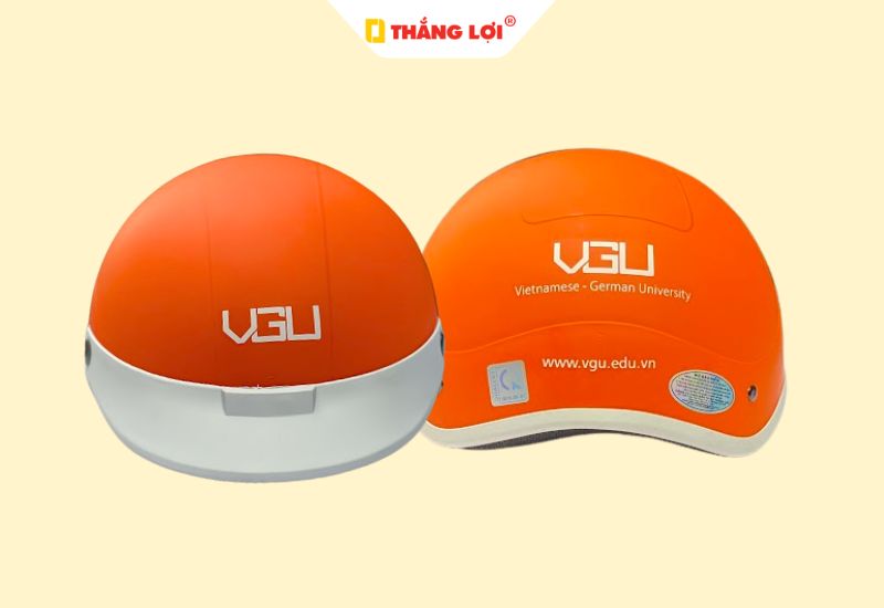 Mũ bảo hiểm màu cam mang lại may mắn mệnh Thổ