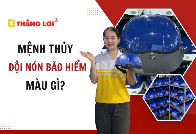 Mệnh Thủy đội nón bảo hiểm màu gì để thu hút tài lộc, bình an?
